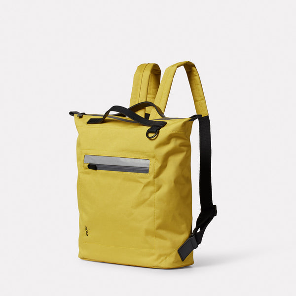 Ally Capellino Mini Hoy Travel Cycle Recycled Backpack In Lemon