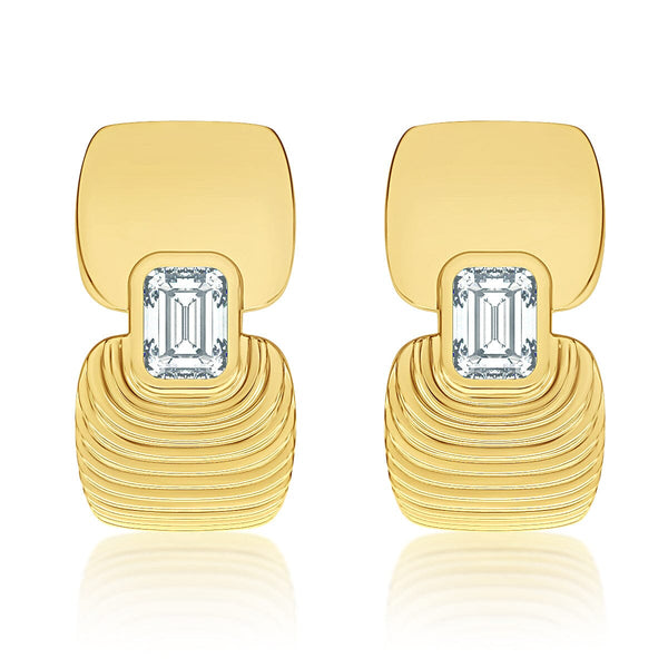 Almasika Adiré Diamond Huggie Earrings