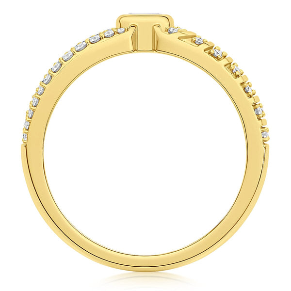 Almasika Adiré Pavé Diamond Band Ring