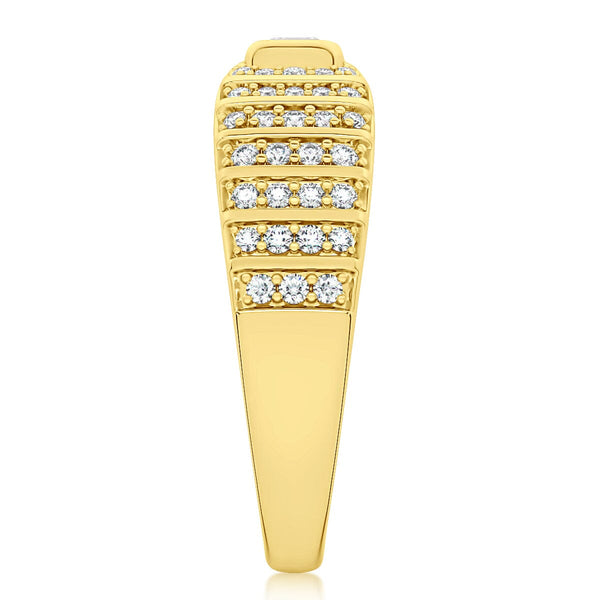 Almasika Adiré Pavé Diamond Band Ring