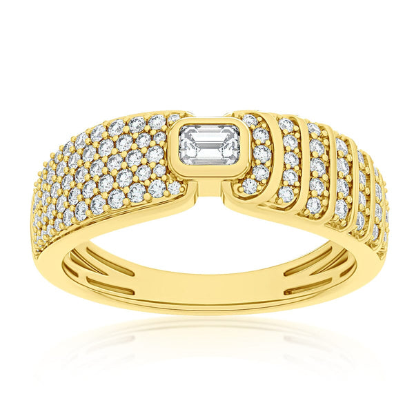 almasika Adiré Pavé Diamond Band Ring