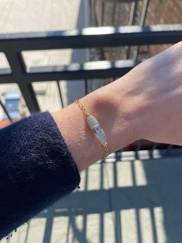 Almasika Adiré Pavé Diamond Chain Bracelet