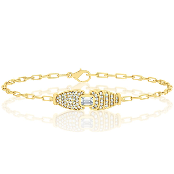 almasika Adiré Pavé Diamond Chain Bracelet