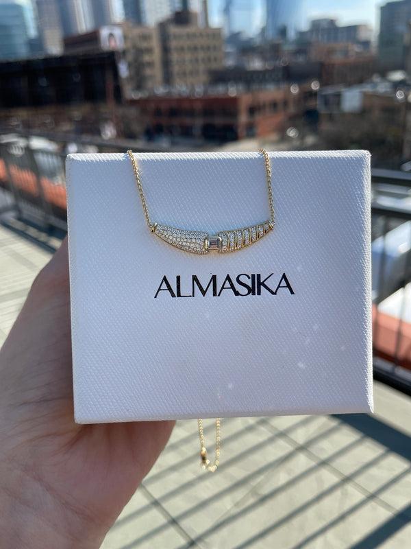 Almasika Adiré Pavé Diamond Chain Necklace
