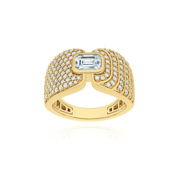 almasika Adiré Pavé Diamond Ring