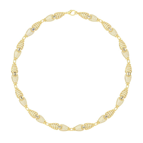 almasika Adiré Pavé Diamond Tennis Necklace