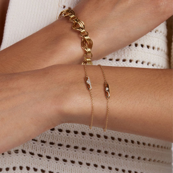 Almasika Berceau Diamond Bar Bracelet