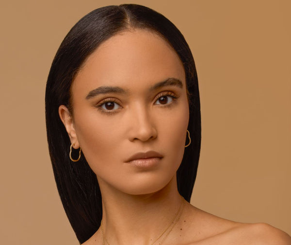 Almasika Berceau Pavé Diamond Hoop Earrings
