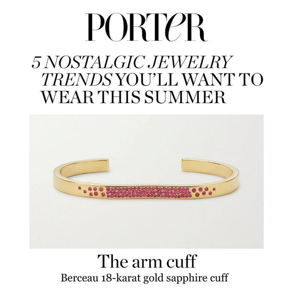 Almasika Berceau Pavé Ruby Open Cuff