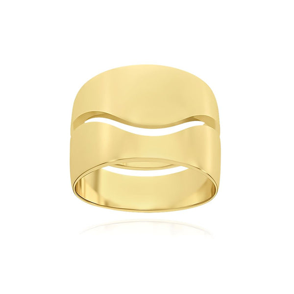 almasika Berceau Yellow Gold Interlocking Rings