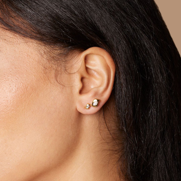 Almasika Harmony Diamond Climber Earrings