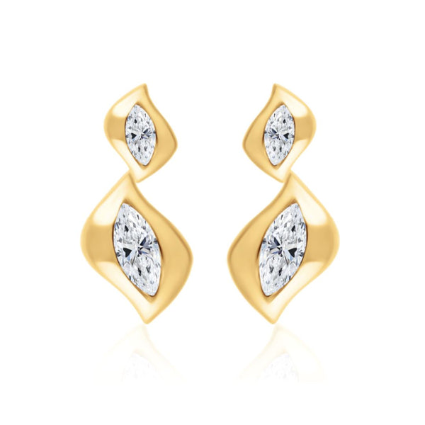 almasika Harmony Diamond Climber Earrings