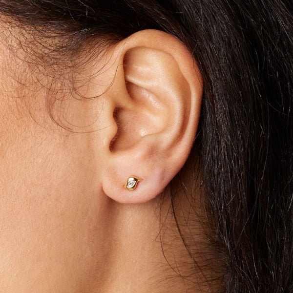 Almasika Harmony Diamond Petite Stud Earrings