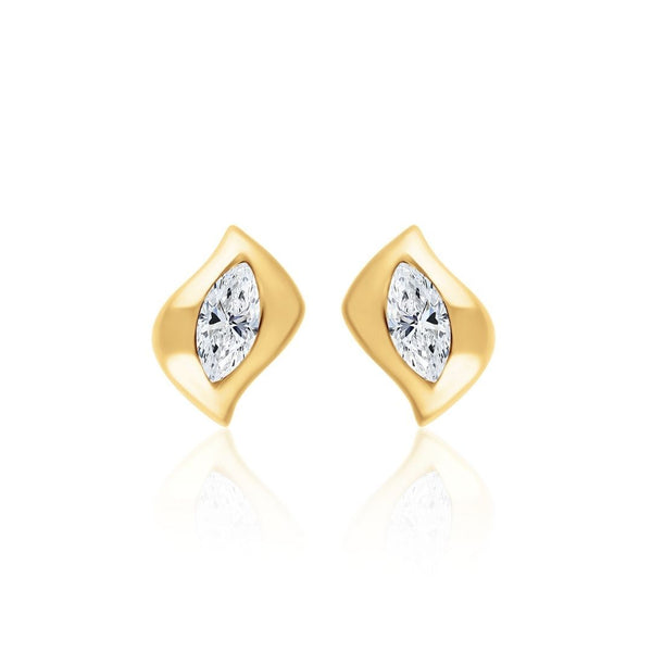 almasika Harmony Diamond Petite Stud Earrings