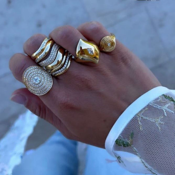Almasika Harmony Diamond Pinky Ring