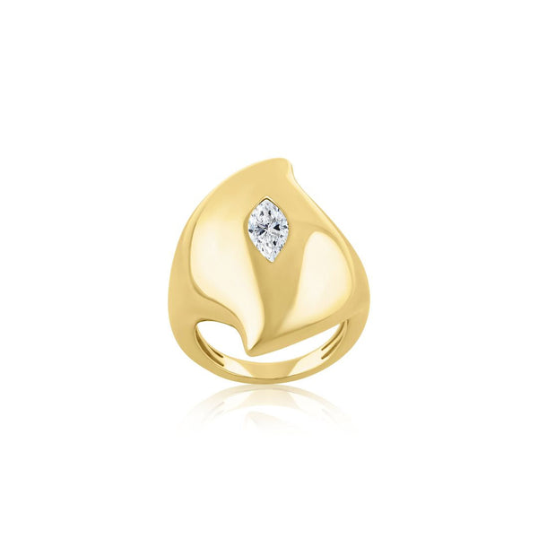 almasika Harmony Diamond Pinky Ring