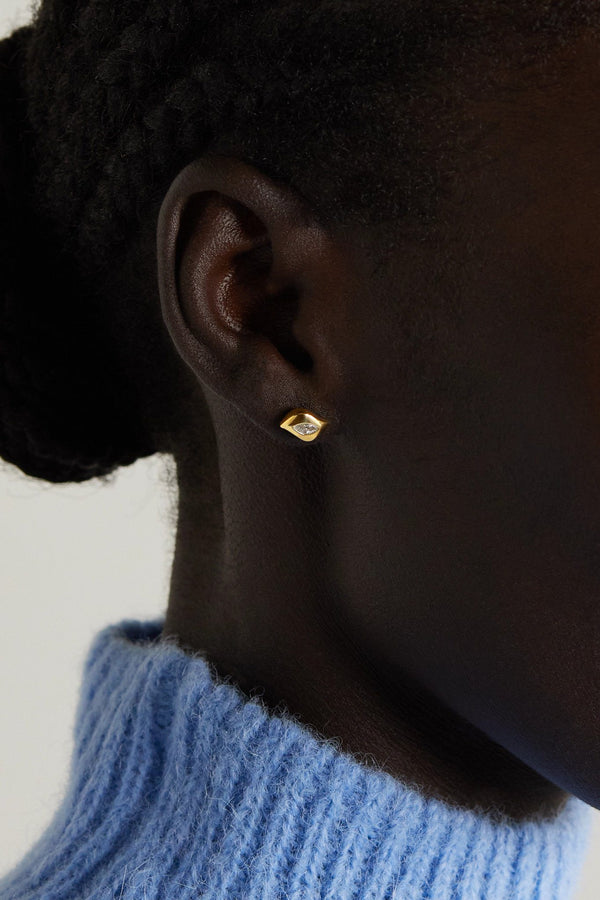 Almasika Harmony Diamond Stud Earrings