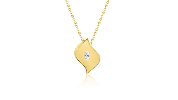 almasika Harmony Sculpté Diamond Pendant Necklace