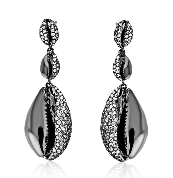 almasika Le Cauri Endiamanté Drop Diamond Earrings