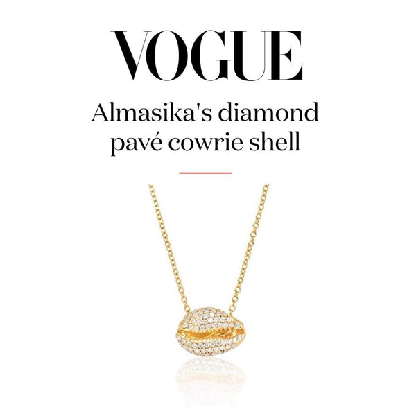 Almasika Le Cauri Endiamanté Pavé Diamond Necklace