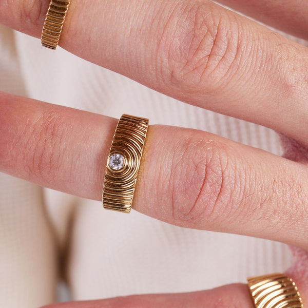 Almasika Men's Universum Band Ring