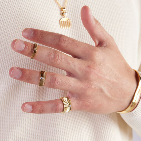 Almasika Men's Universum Band Ring