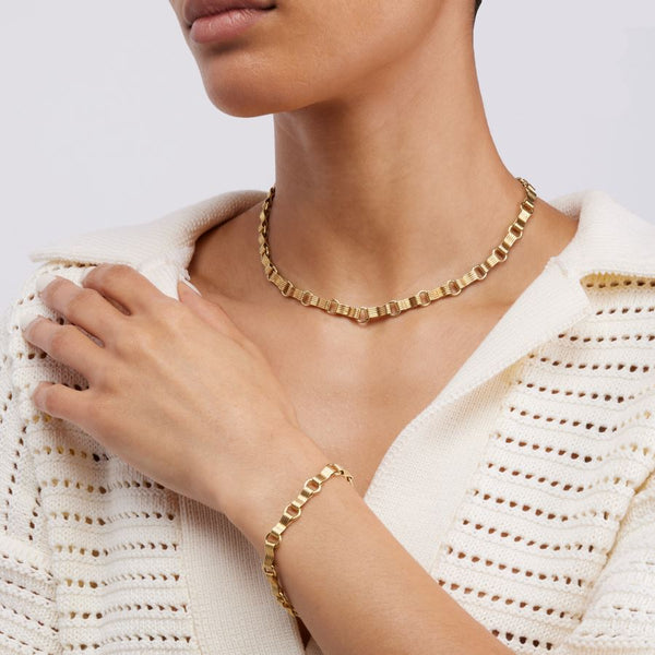 Almasika Sagesse Pavé Diamond Link Bracelet