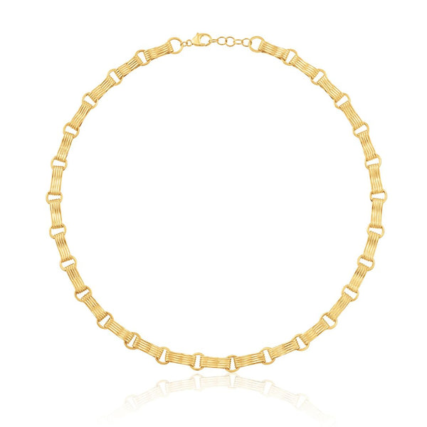 almasika Sagesse Yellow Gold Link Necklace