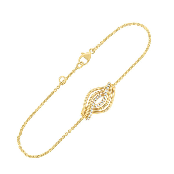 almasika Terra Nova Motif Diamond Bracelet