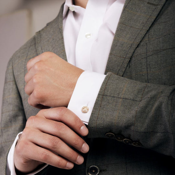 Almasika Terra Nova Pavé Diamond Cufflinks