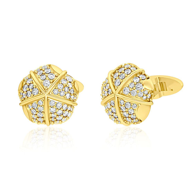 almasika Terra Nova Pavé Diamond Cufflinks