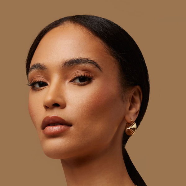 Almasika Universum Center Diamond Hoop Earrings