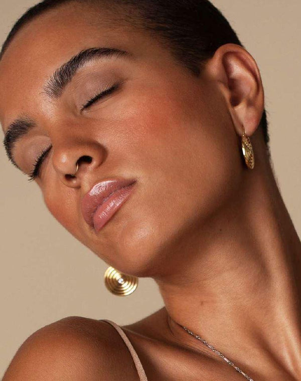 Almasika Universum Center Diamond Hoop Earrings