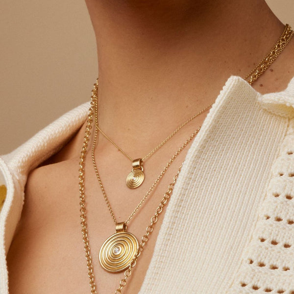 Almasika Universum Diamond Medallion Necklace
