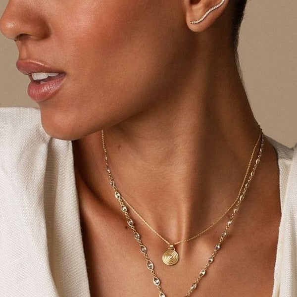 Almasika Universum Diamond Medallion Necklace