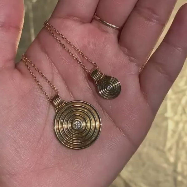 Almasika Universum Diamond Medallion Necklace