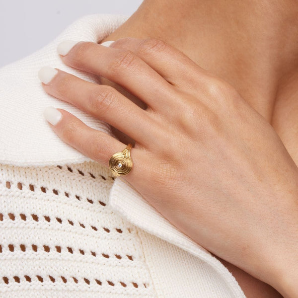 Almasika Universum Diamond Pinky Ring
