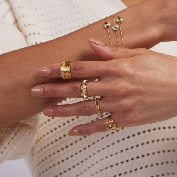 Almasika Universum Diamond Pinky Ring