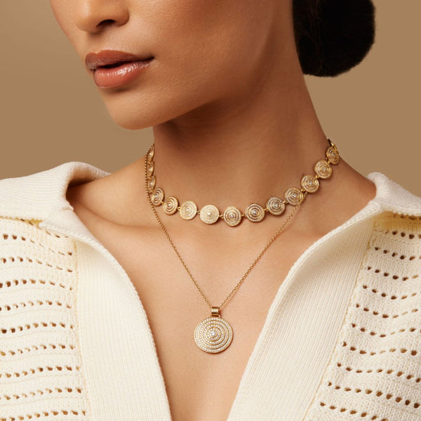 Almasika Universum Diamond Tennis Necklace