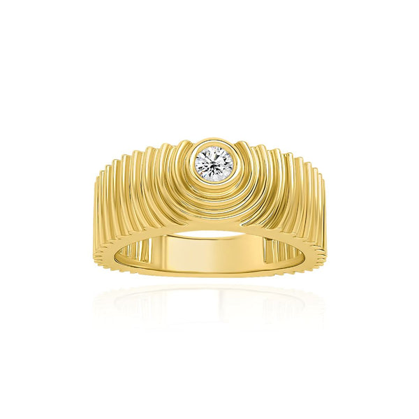 almasika Universum Diamond Thick Band Ring