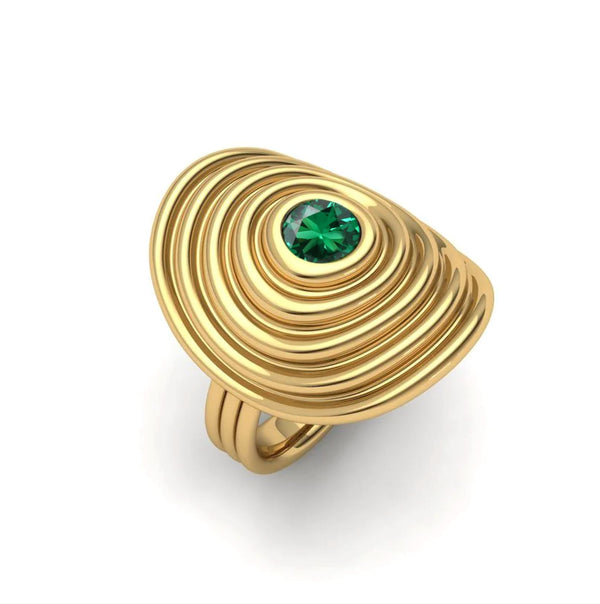 almasika Universum Emerald Ring