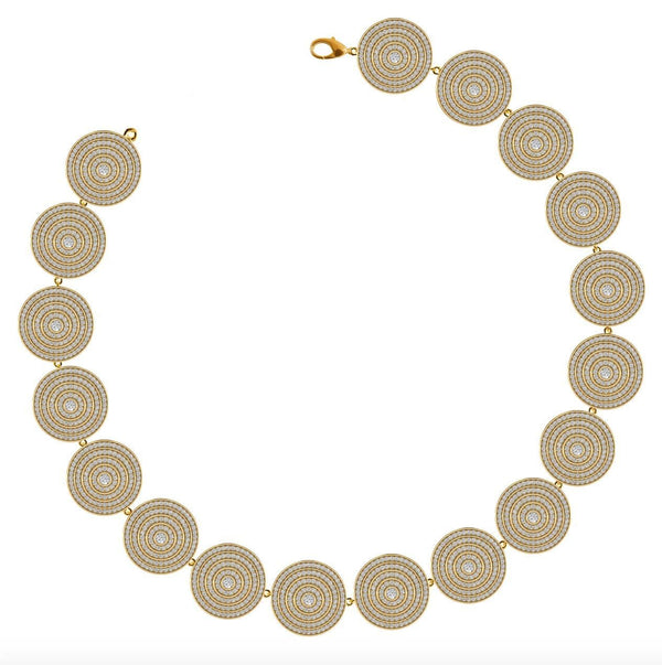 almasika Universum Pavé Diamond Tennis Bracelet