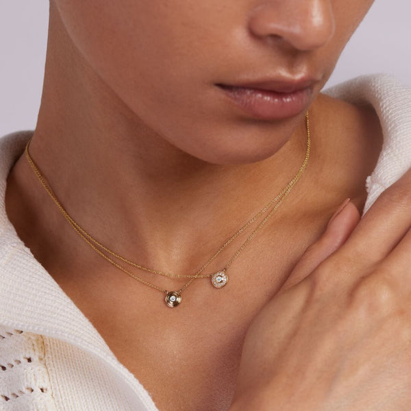 Almasika Universum Petite Pavé Diamond Necklace