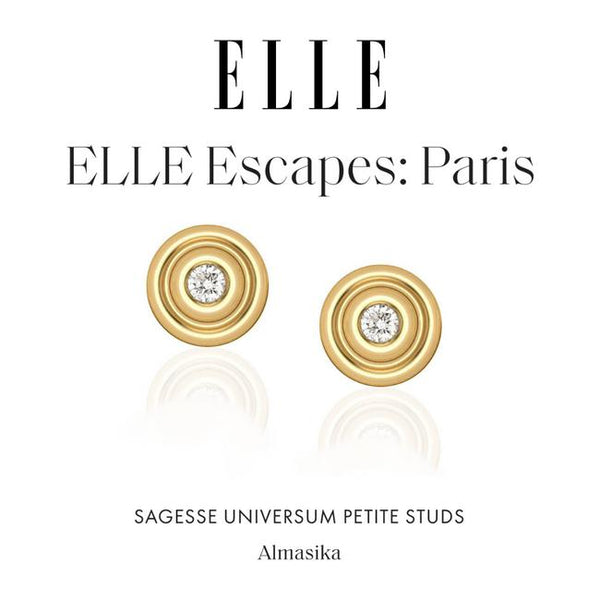 Almasika Universum Petite Ruby Stud Earrings