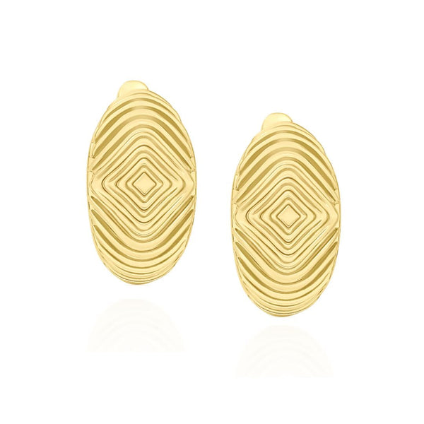 Almasika Veni Diamant Large Gold Hoop Earrings