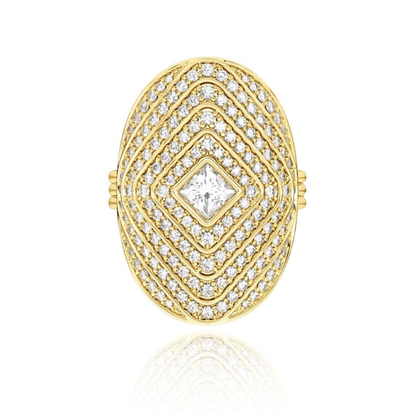 Almasika Veni Diamant Pavé Diamond Ring