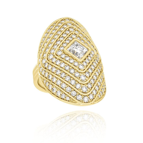 almasika Veni Diamant Pavé Diamond Ring