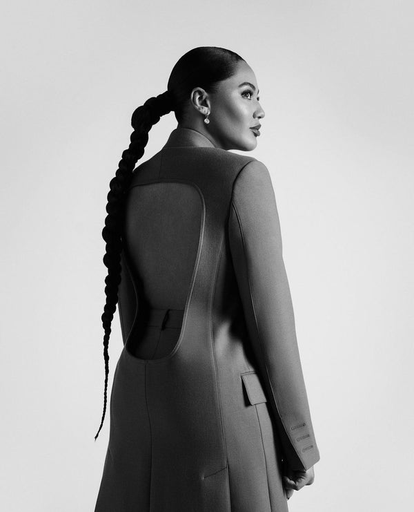 Almasika Veni Pavé Diamond Huggie Earrings