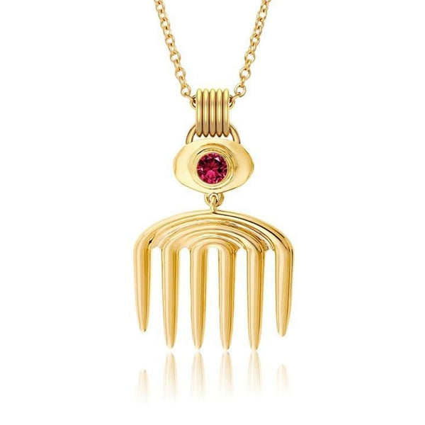 almasika Vici Charm Ruby Necklace