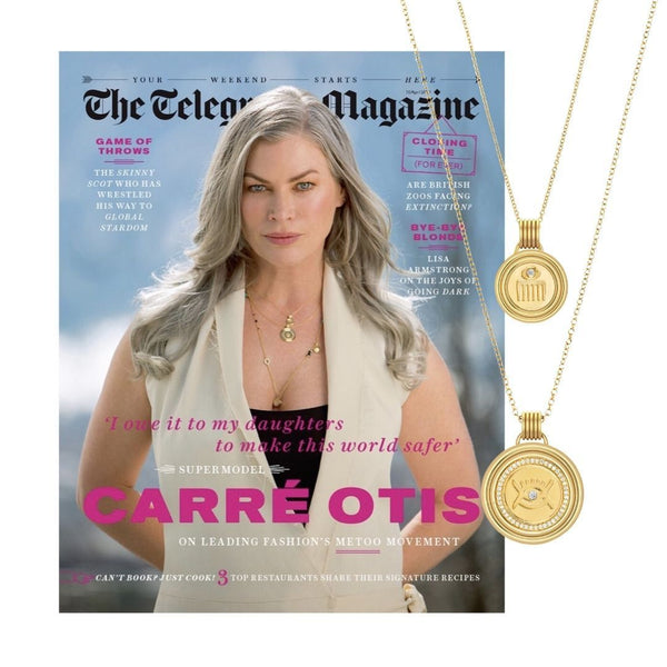 Almasika Vici Diamond Petite Medallion Necklace